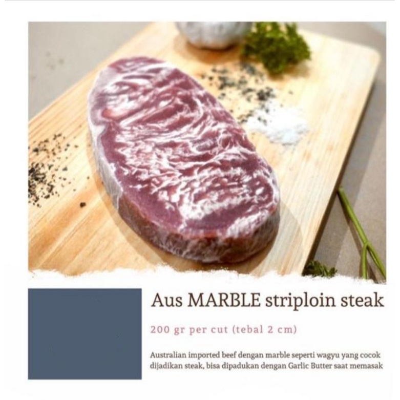 

Aus Marble / Hokubee Striploin Steak