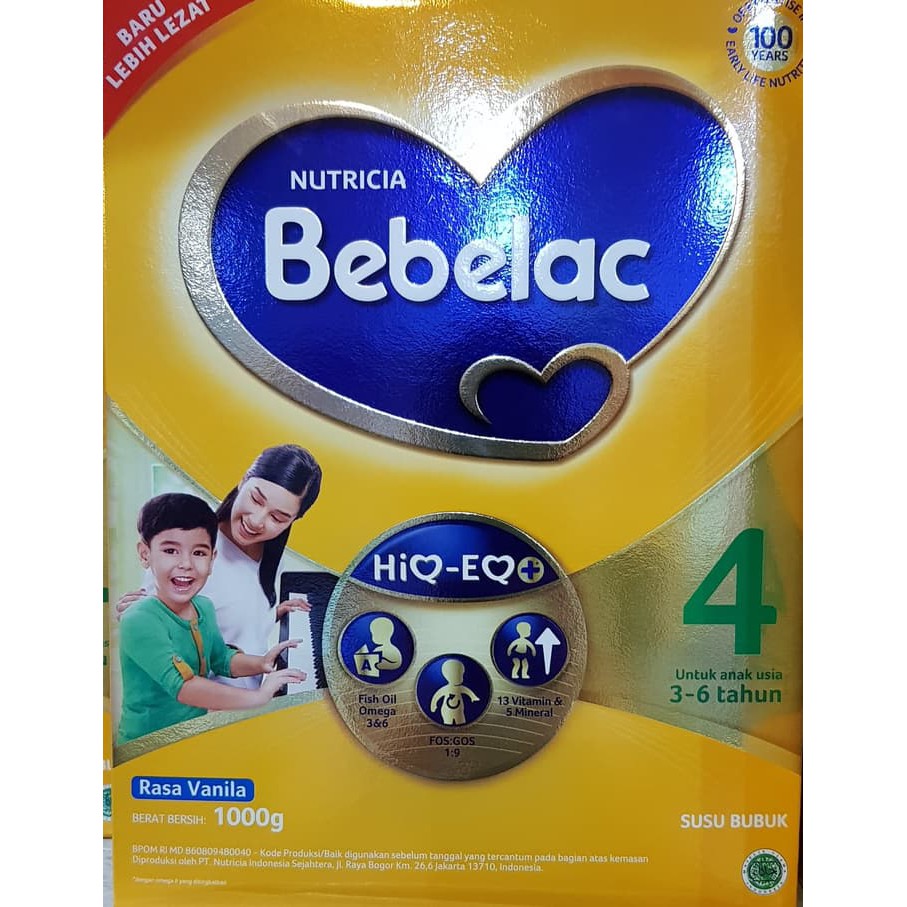 SUSU [MURAH] BEBELAC 4 VANILA 1000GR