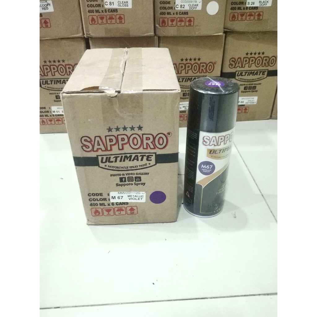 Cat Semprot Sapporo Ultimate M67 Metallic Violet