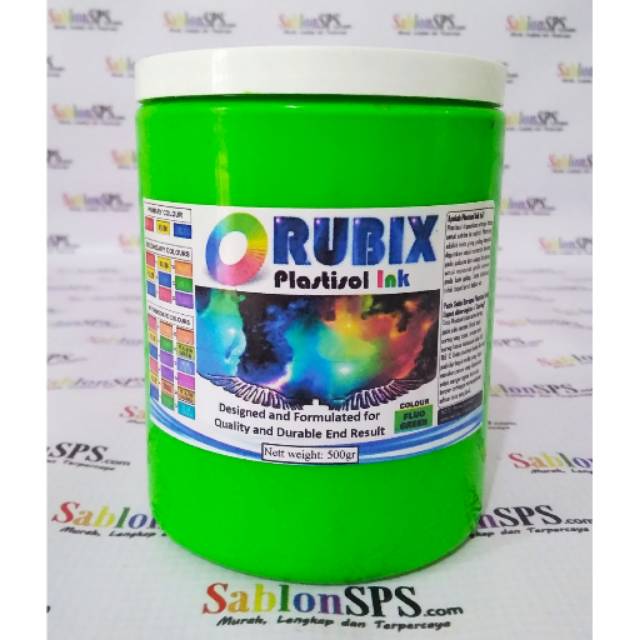 Tinta Sablon Distro Plastisol Flo Green 500gr