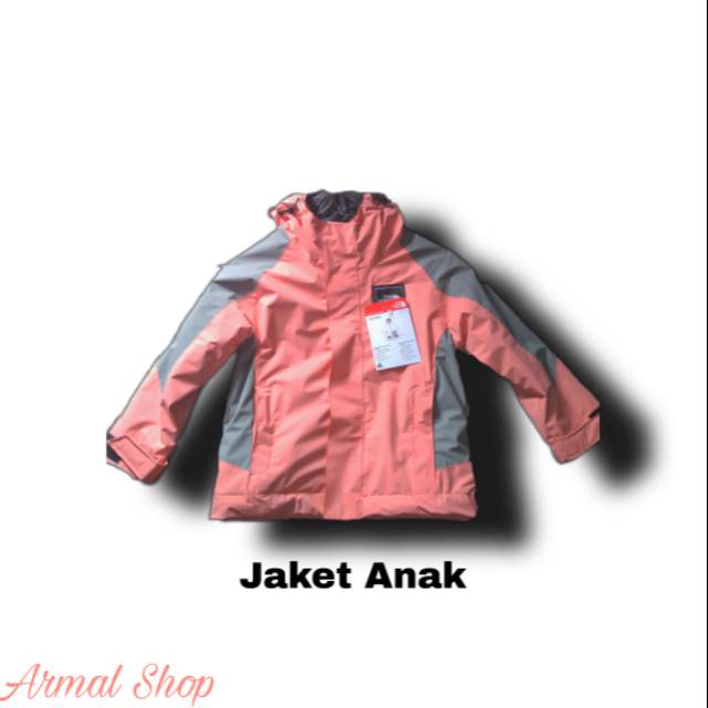 Jaket tnf anak murah water proof