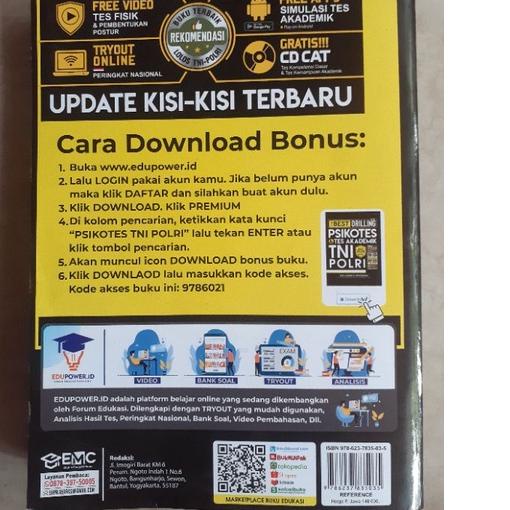 

Limited - THE DRILING PSIKOTES & AKADEMIK TNI POLRI EDISI 2022