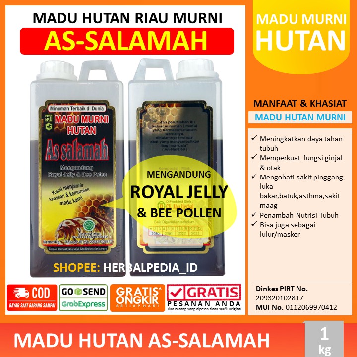 

Madu Hutan Murni As Salamah 1 kg - termurah - READY STOCK