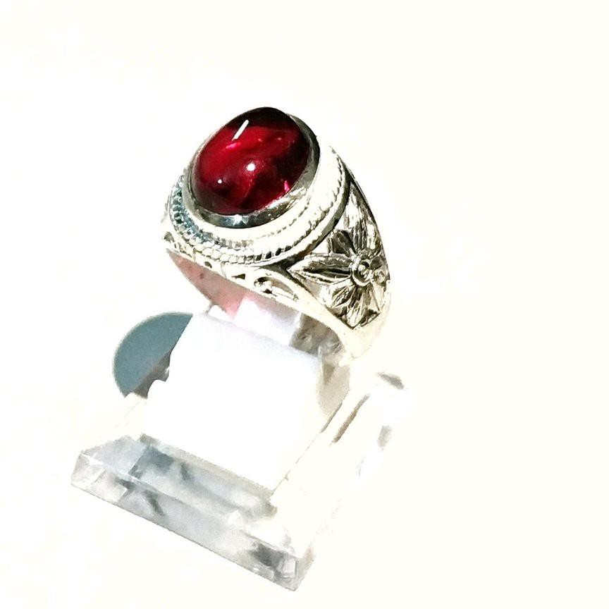 Asli Import CINCIN BATU AKIK MERAH SIAM MINIMALIS ↬