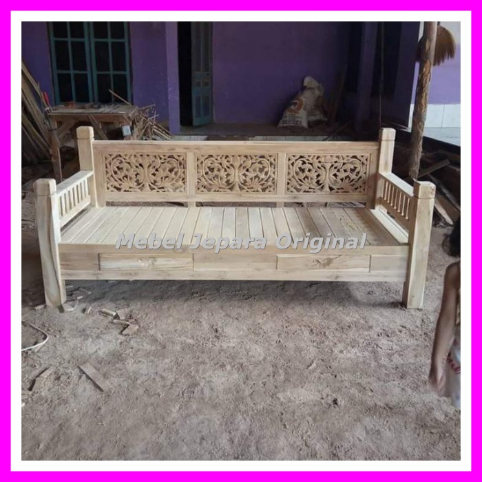 Bale Bale Jati - Kursi Daybed Jati Mebel Jepara Mentahan Murah