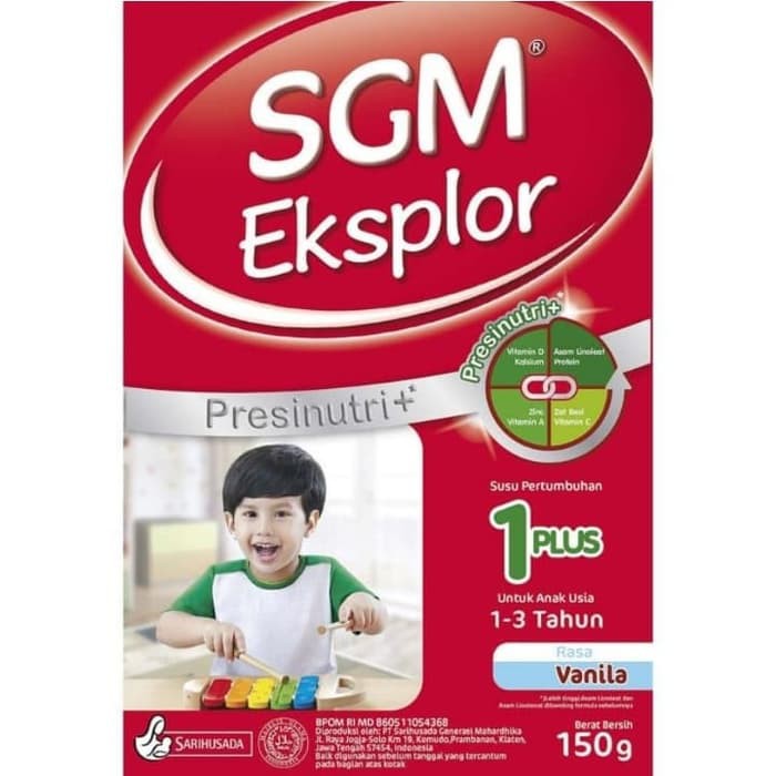 

SGM Eksplor 1 Plus Vanila Susu Formula 150g