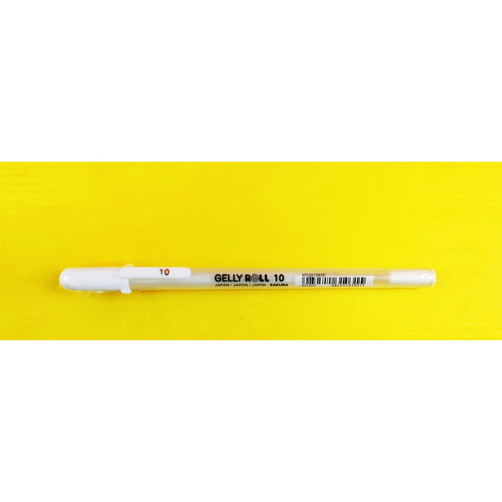 

PULPEN SAKURA GELLY ROLL WHITE BOLD POINT 10