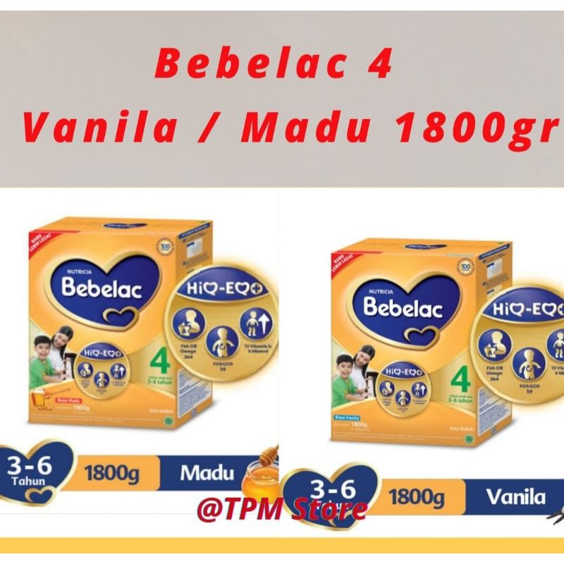 Jual Bebelac 4 Madu 1800gr Harga Terbaik November 21 Shopee Indonesia