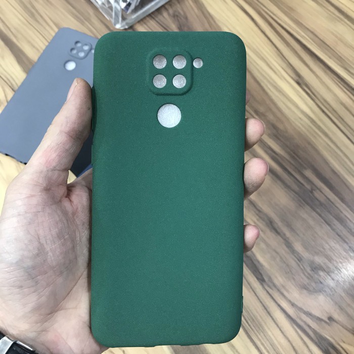 PREMIUM TPU SANDSTONE SOFT JELLY CASE CAMERA PROTECTOR REDMI NOTE 9