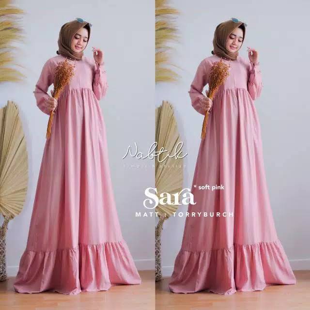 SARA MAXY BY NABTIK GAMIS LD 105 GAMIS BUSUI GAMIS MUSLIM KEKINIAN