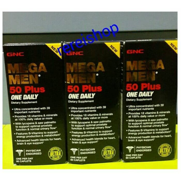 DISKON -  GNC Mega Men 50 plus one daily