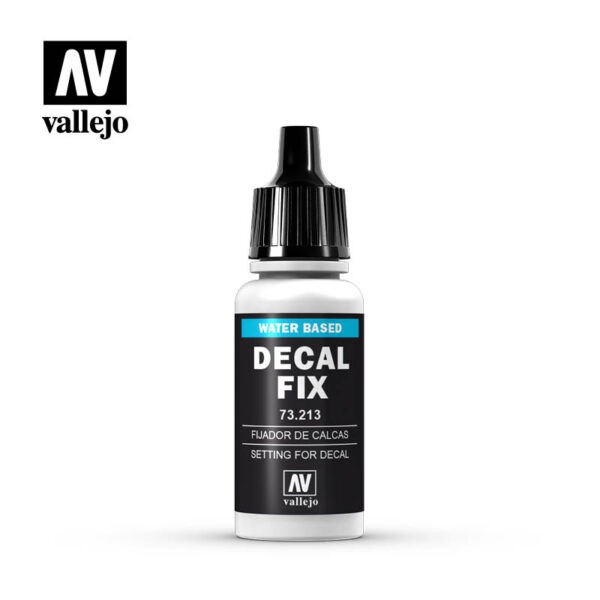 

Vallejo Decal Fix 17ml – Larutan Pelindung & Perekat Stiker Model