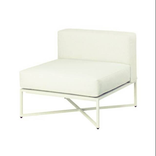 Sofa coffeeshop resto cafe outdoor sofa kursi tamu teras minimalis single sofa modern kursi besi