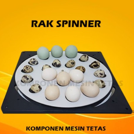 Rak Spinner Kap. 21 Telur untuk Mesin Tetas Full Otomatis