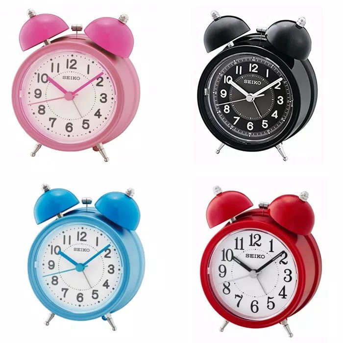 Jam Weker Meja Seiko QHK035 original QHK035K QHK035R QHK035S