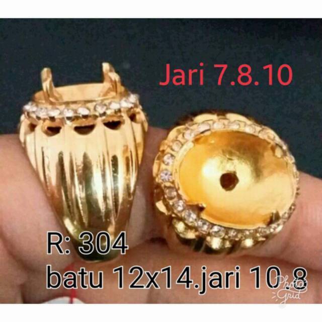 Ikat ring emban perunggu model eropa