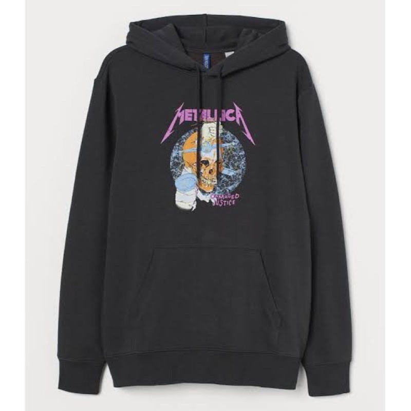 HOODIE HNM METALICA JUSTICE BLACK