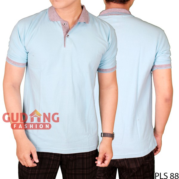 Kaos Polos Kerah Polo Lengan Pendek PLS 88