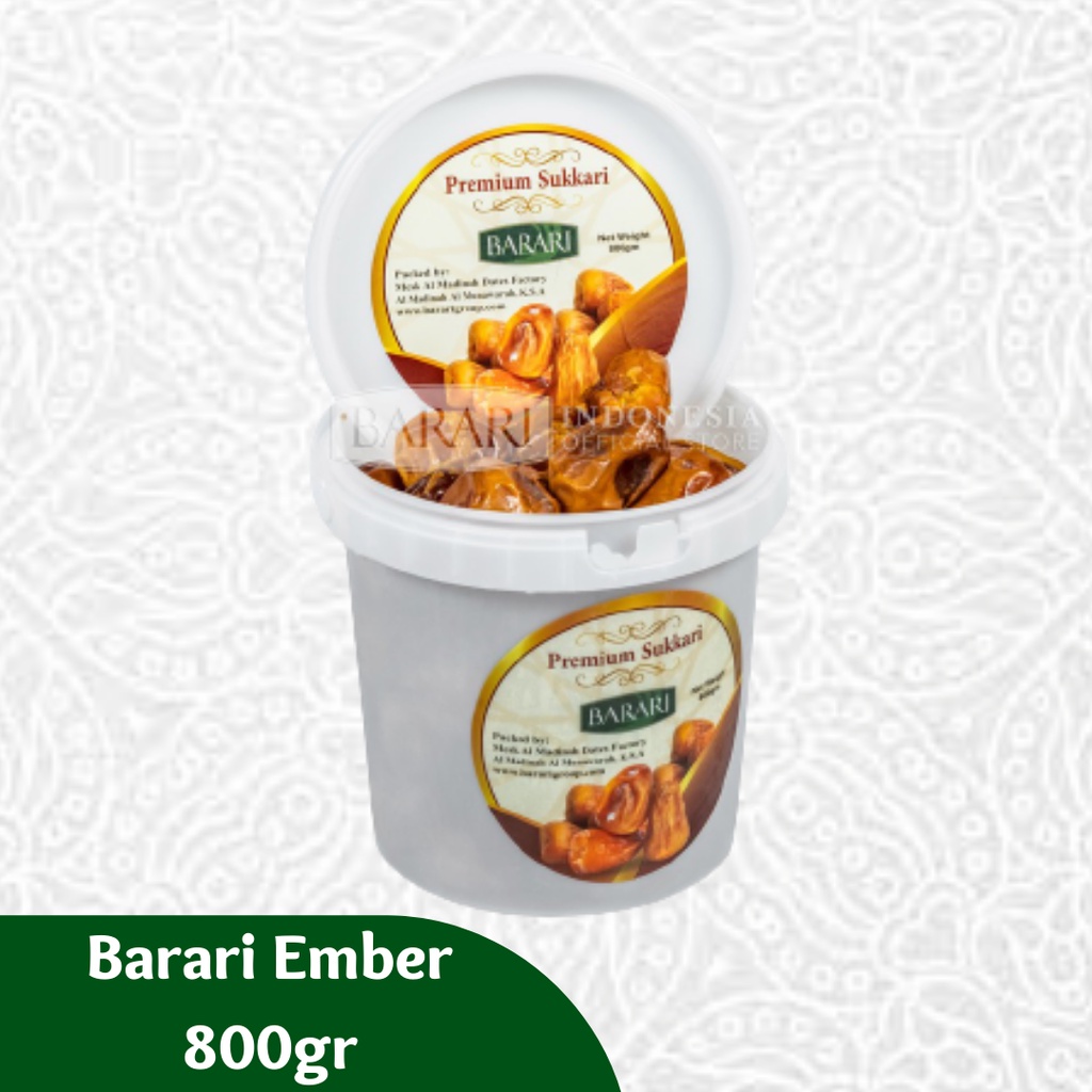 

Kurma Barari Sukari Premium 800gr Sukari Ember Sukari Premium Al qassim ORIGINAL