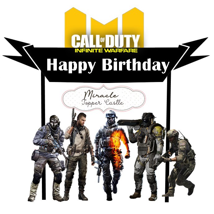 Jual Call of Duty cake topper Shopee Indonesia