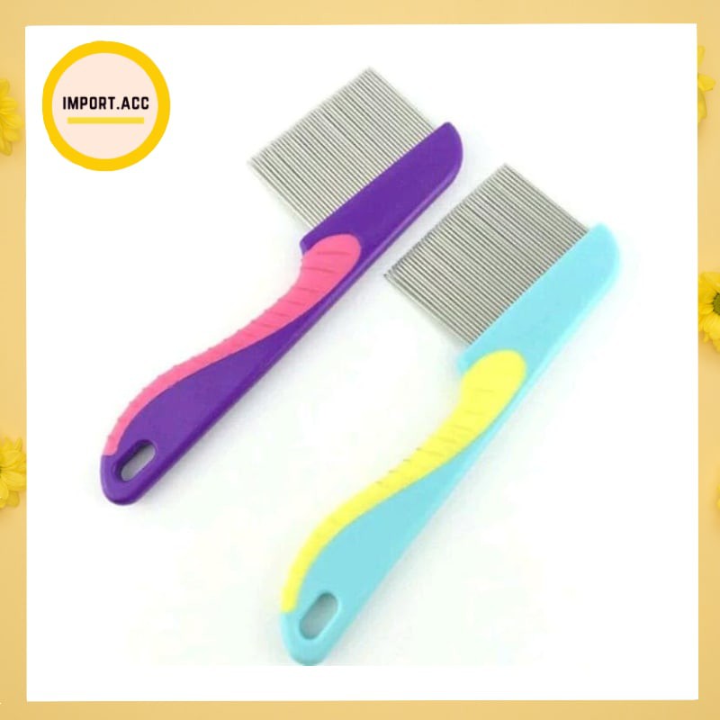 Sisir Kutu ModelGagang / Sisir Kutu Besi Serit Gagang - Random [import]