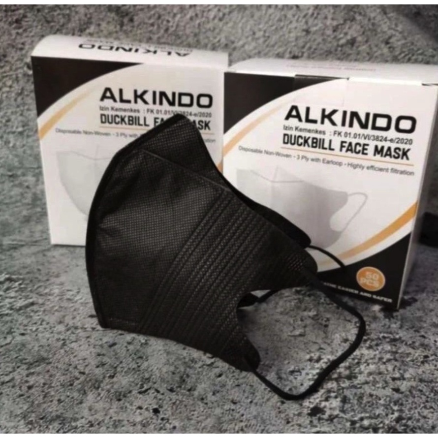 MASKER DUCKBILL ALKINDO ISI 50 PCS