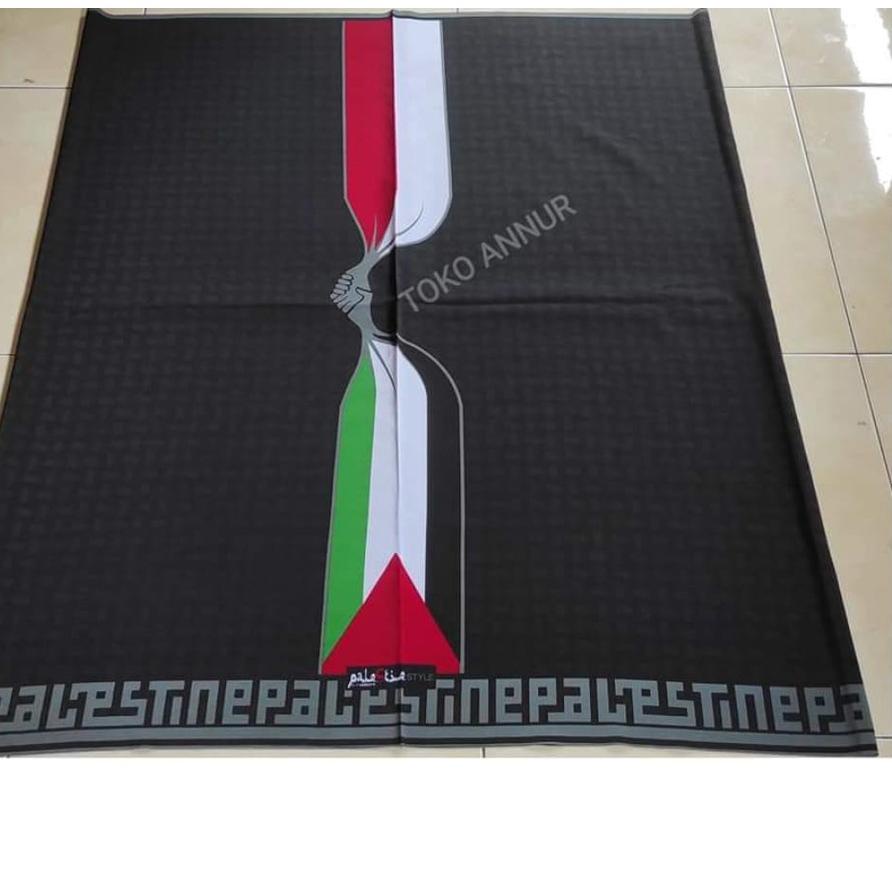 ⭐Grosir Terbaru 2022 Sarung Rabbani Palestine Styles Motif Palestina jahitan dobel ( COD ) [Original