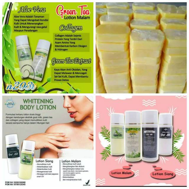 HB GREEN TEA DOSTING  BPOM + SABUN DOSTING CEPAT PUTIH ORIGINAL