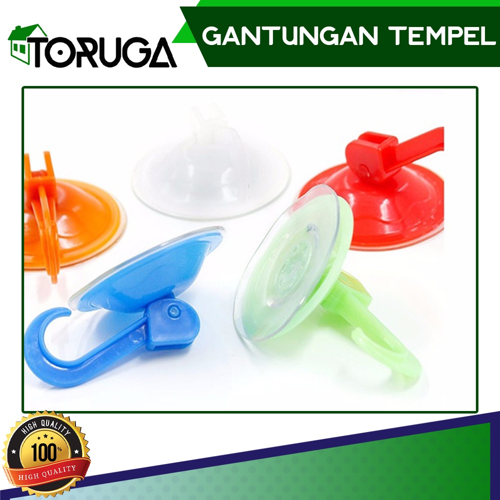 Gantungan Tempel Kait Cantolan Handuk Lap Kamar Mandi Dapur  Hook Suction Vacuum Serbaguna