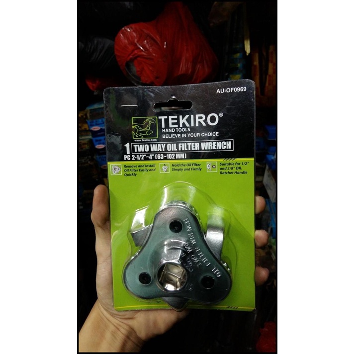 Kunci Pembuka Filter Oli / Alat Pelepas Filter Saat Ganti Oli - Tekiro