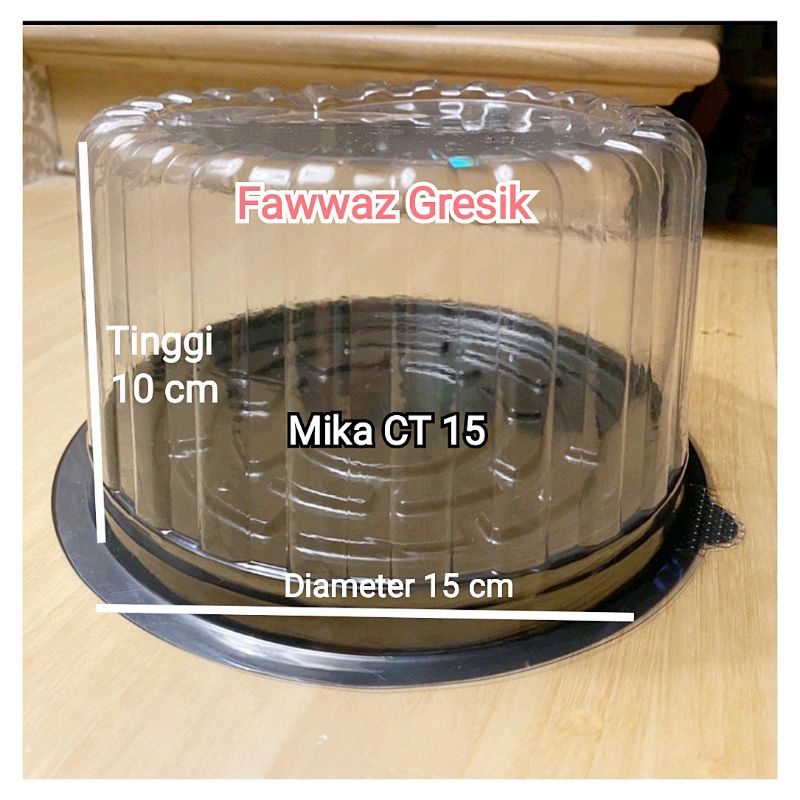 (10 pcs) Mika Tumpeng Mini / Mika Cake Tray 15 / Mika CT 15 Bulat - Bulat Diameter 15 cm - Tinggi 10Cm