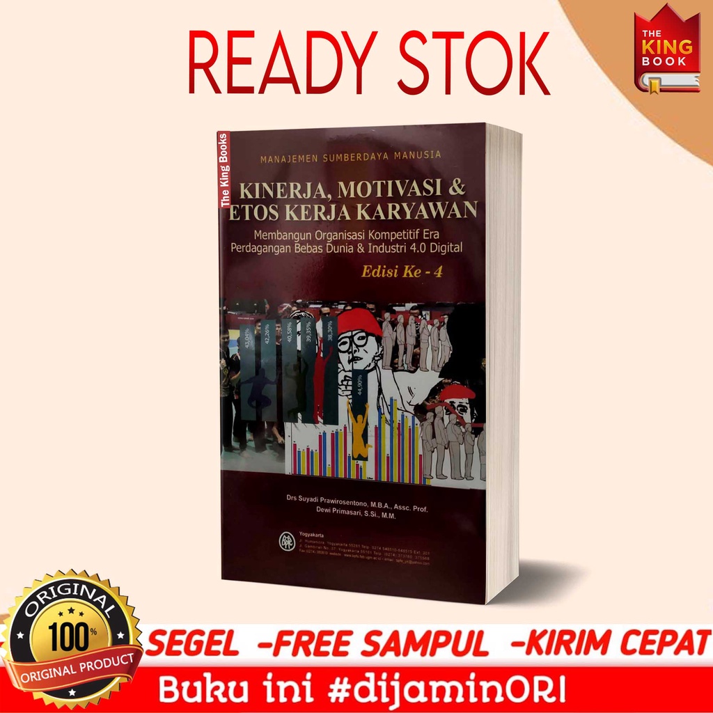 Buku  MSDM Kinerja Motivasi & Etos Kerja Karyawan Membangun Organisasi Kompetitif Era Perdagangan