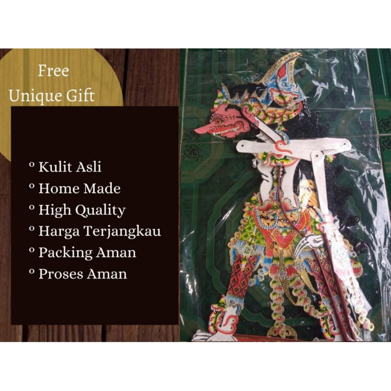 Wayang Kulit Patih Sabrang Alusan Standar Dalang