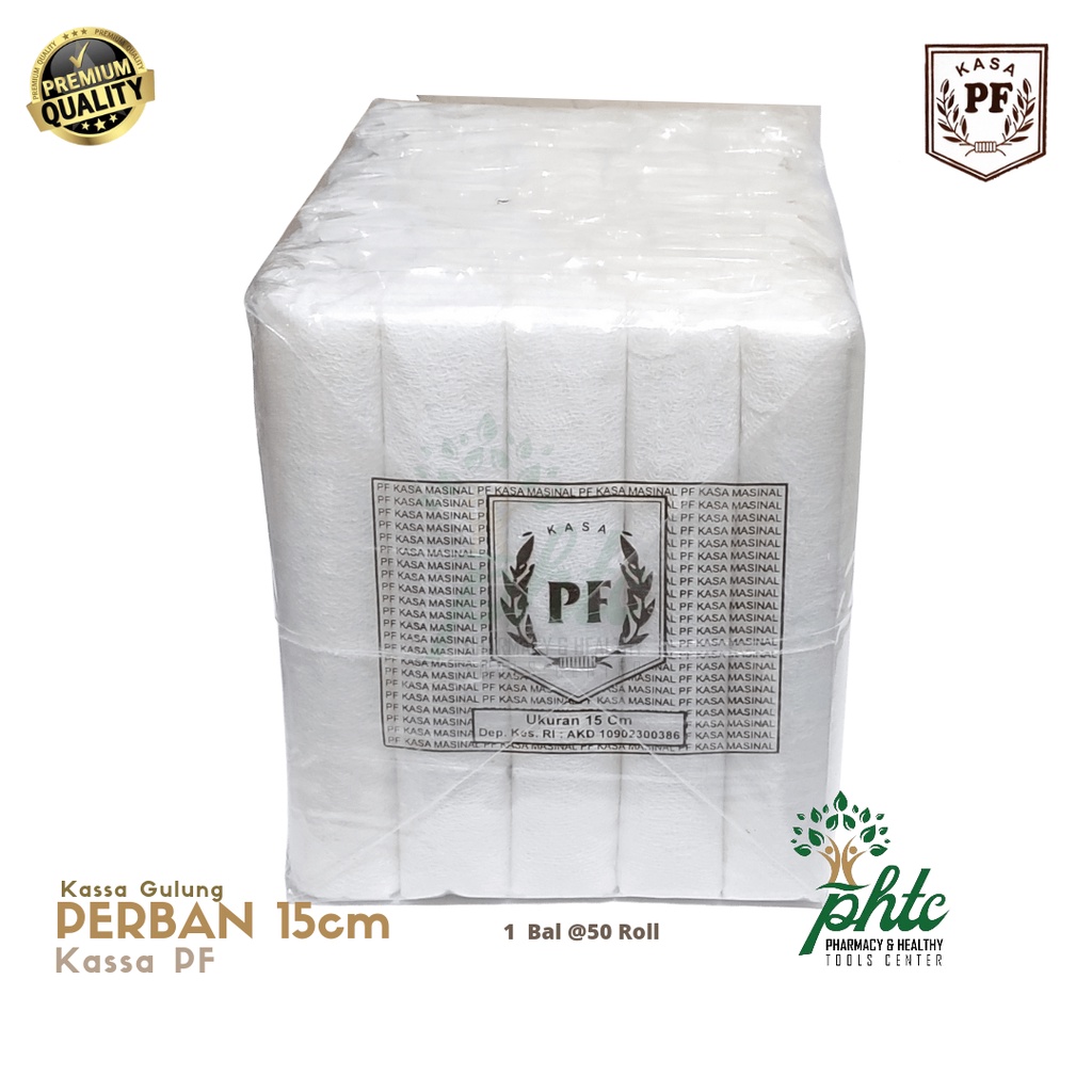 PF KASSA 15cm 1 Bal (50 Roll) l KAIN KASSA PF l KASSA GULUNG 15cm ISI 1 BAL (isi 50 pcs) l KASA GULUNG 15 cm 1 BAL isi 50pcs