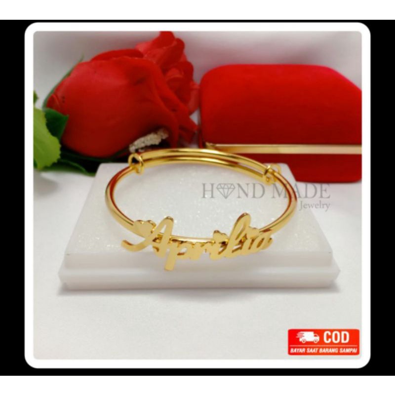 Gelang nama Gelang Titanium Gelang Nama Titanium Gelang Anti karat