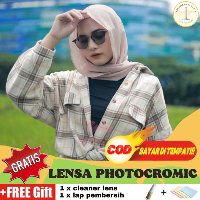 KACAMATA MINUS + LENSA PHOTOCROMIK TYPE 1924