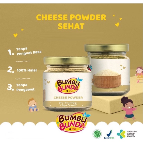 Cheese Powder Bumbu Bunda by Elia / Bubuk Keju MPASI / BB Booster MPASI