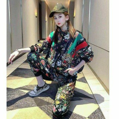 SET Wanita import gucci disney hitam tiger