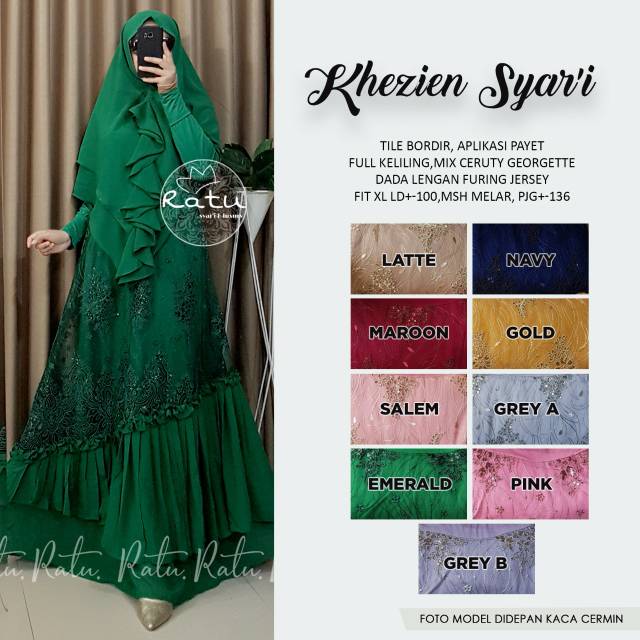 Gamis Khezien Syari by Ratu hijab