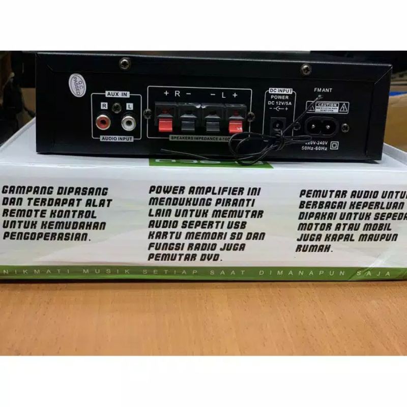 POWER AMPLIFIER BLUETOOTH FLECO F-232BT - AMPLI FLECO F-323BT - AMPLIFIER KARAOKE