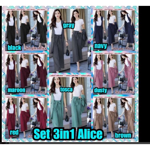 

Set 3 in 1 Casual afltuse