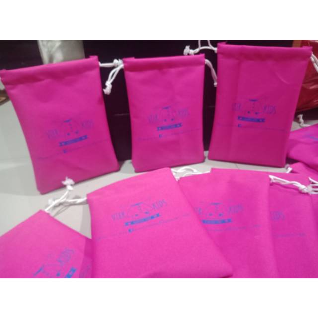 Pouch dompet serut bahan cordura canvas tebal