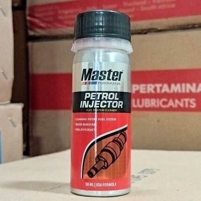 PEMBERSIH INJEKTOR MASTER PETROL INJECTOR FUEL SYSTEM CLEANER 50 ML