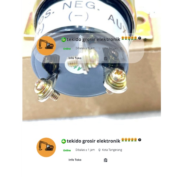 Selenoid Engine Stop PC75 600-815-7550 Komatsu PC75 PC 78