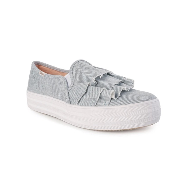 Keds triple ruffle denim preloved original ori