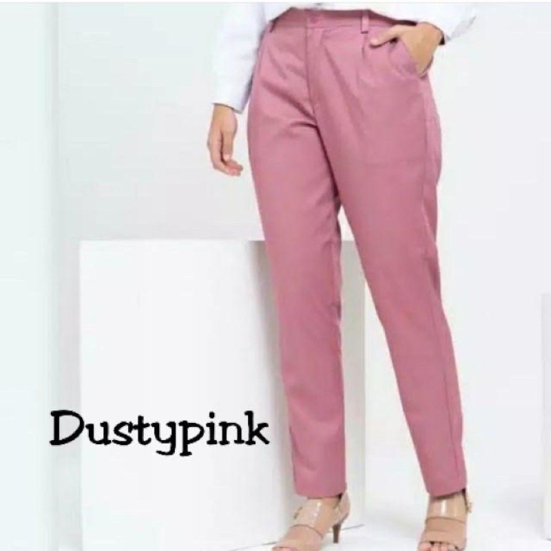 JUMBO BAGGY PANTS PREMIUM AMERICAN DRILL BIG SIZE 4L 5L 6L-DUSTY