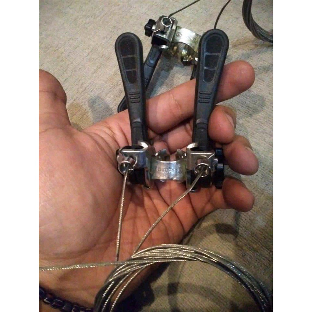 Shifter balap jadul vintage klasik viroke shimano 7 8 9 speed nos