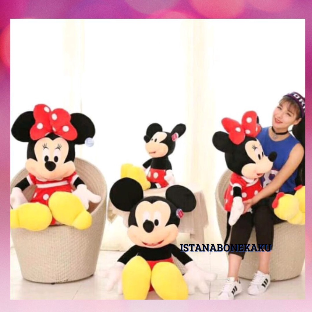 Boneka Miki Mini / Boneka Mickey Mouse Minnie Mouse Dijamin Berkualitas