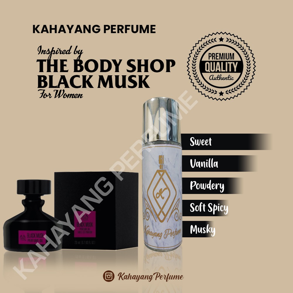 GAMB_COD Parfum Wanita The Body Shop Black Musk Tahan Lama Farfum Non