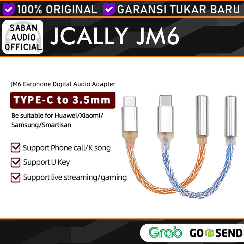 JCALLY JM6 Type-C to 3.5mm CX31993 DAC alt CX Pro JA04 JM04 Pro